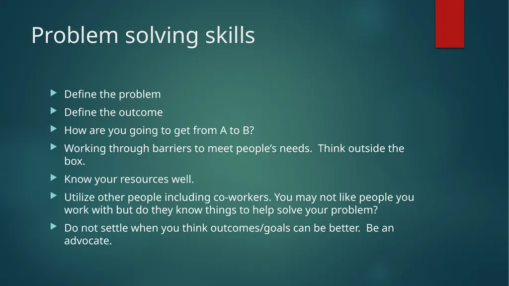 Conflict Resolution Objectives Learn the basics - slide 13 of 30