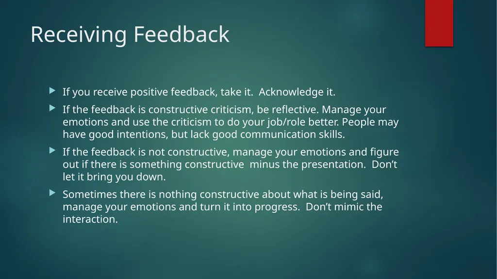 Conflict Resolution Objectives Learn the basics - slide 26 of 30