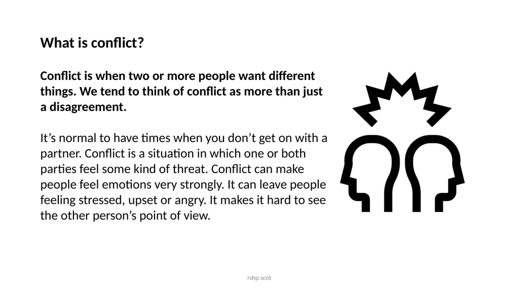 Getting along and dealing with conflict I can - slide 5 of 14