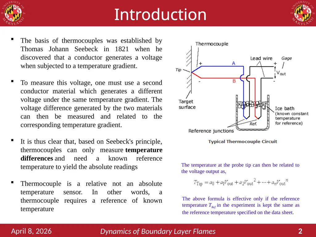 Thermocouples: Capabilities & Challenges Ajay V. - slide 2 of 14