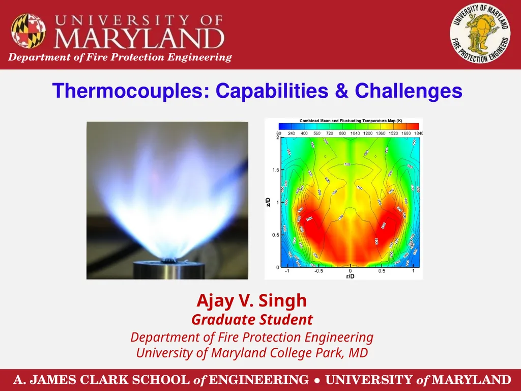 Thermocouples: Capabilities & Challenges Ajay V. - slide 1 of 14
