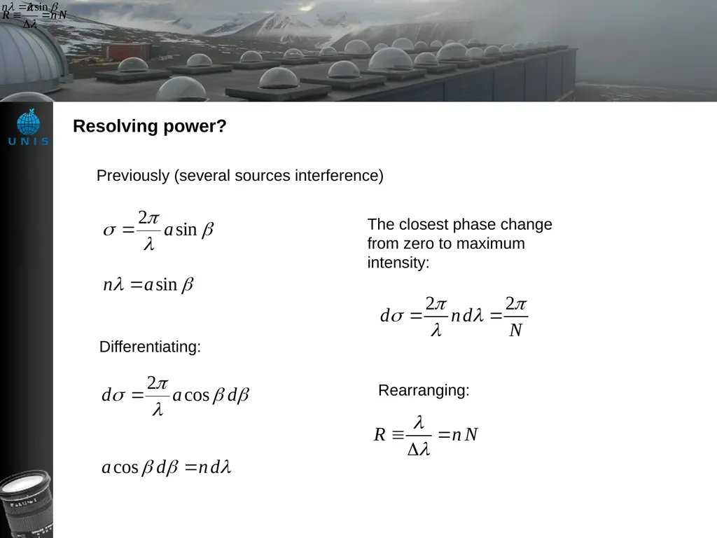 BASIC HYPER SPECTRAL IMAGING Lectures: TTK20 - slide 16 of 21