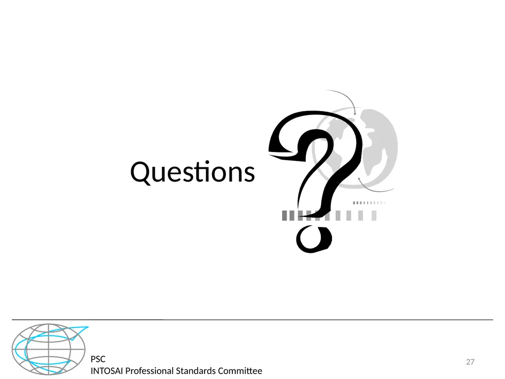 PSC INTOSAI Professional Standards Committee - slide 27 of 27