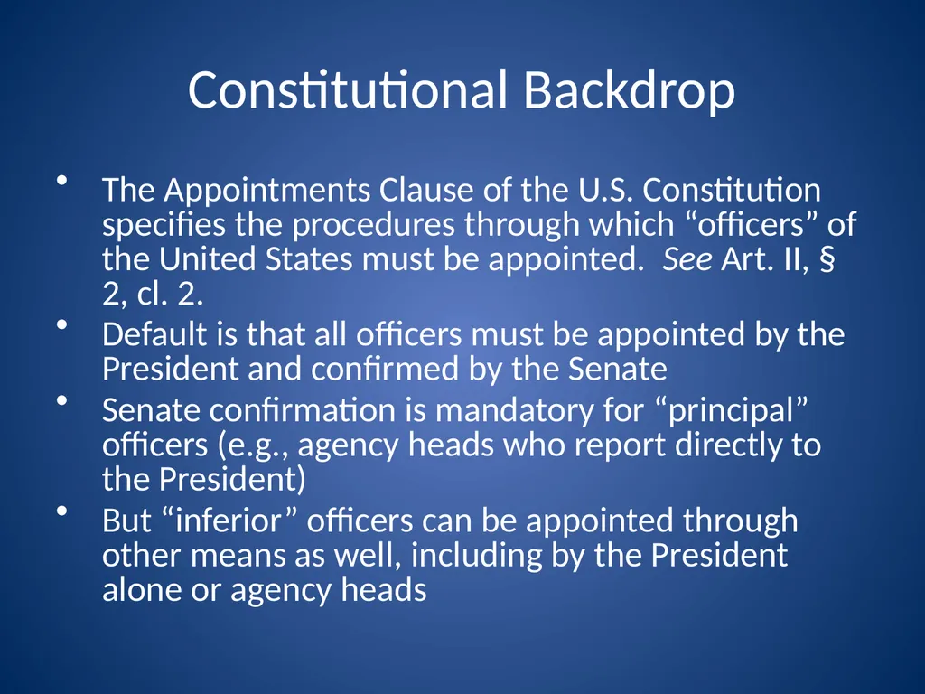 Ensuring Continuity During Vacancies in High-Level - slide 3 of 21