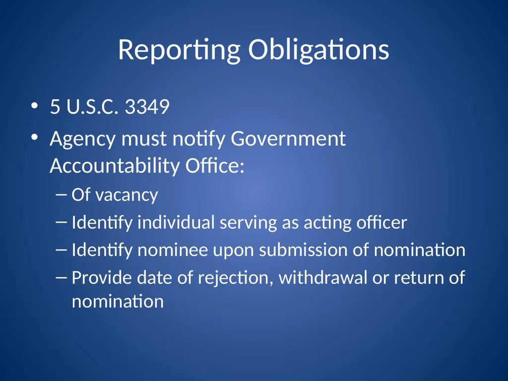 Ensuring Continuity During Vacancies in High-Level - slide 14 of 21