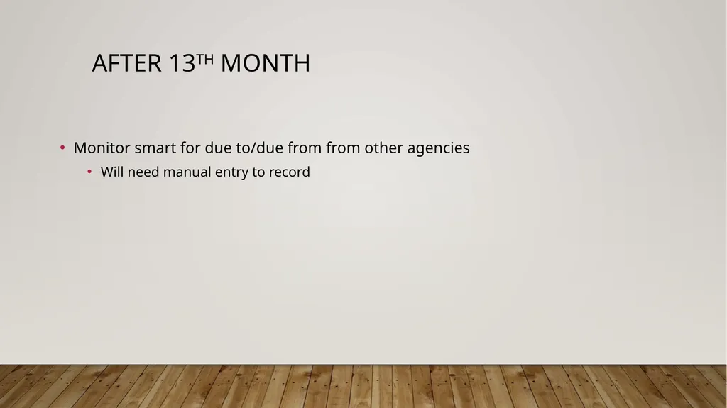 Year End closing Sabra Sand – Clark College, - slide 22 of 24