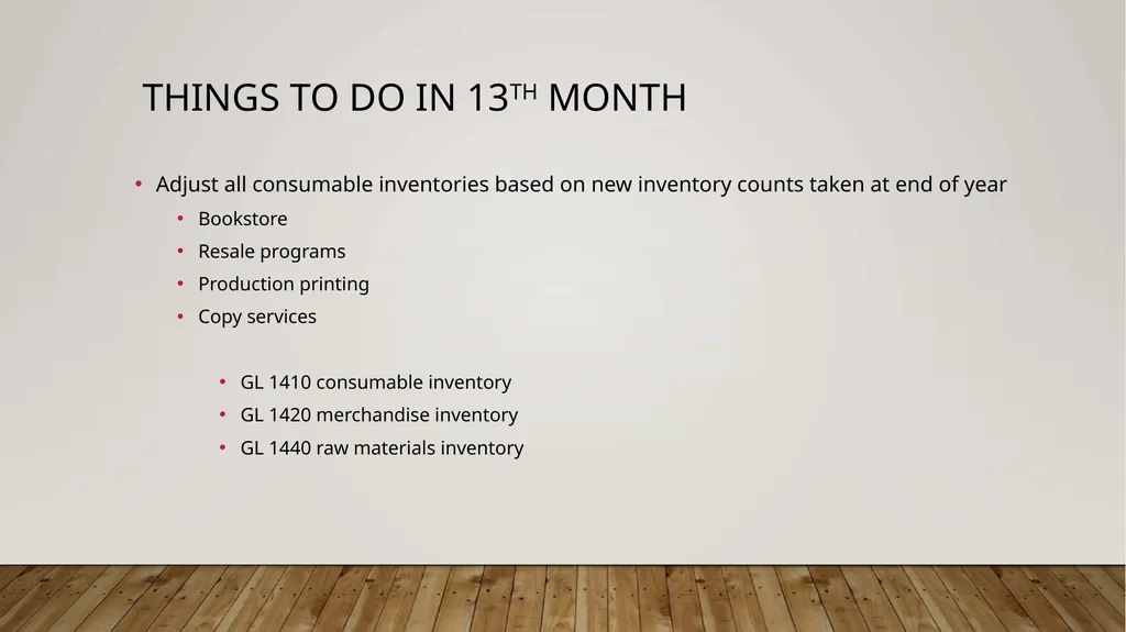 Year End closing Sabra Sand – Clark College, - slide 18 of 24