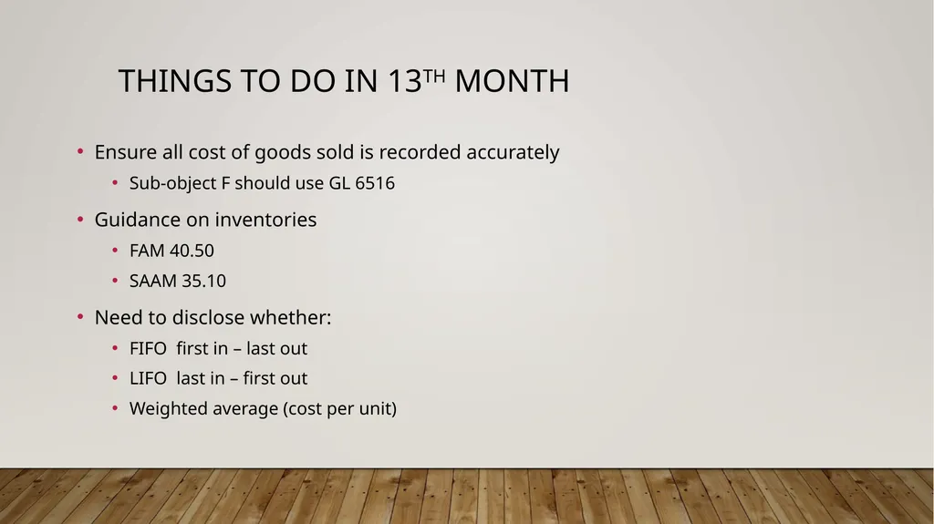 Year End closing Sabra Sand – Clark College, - slide 19 of 24