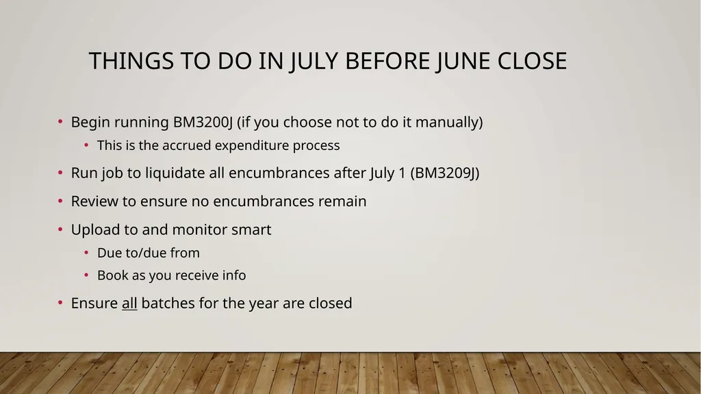 Year End closing Sabra Sand – Clark College, - slide 9 of 24