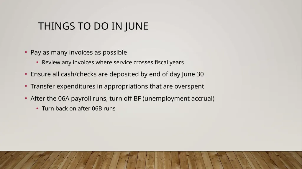 Year End closing Sabra Sand – Clark College, - slide 8 of 24