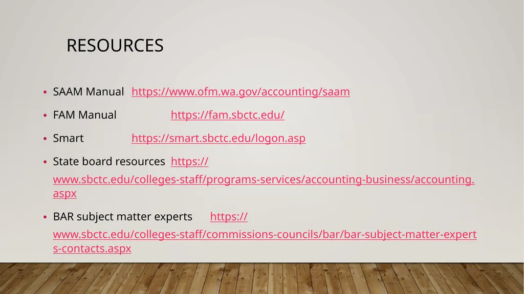 Year End closing Sabra Sand – Clark College, - slide 23 of 24