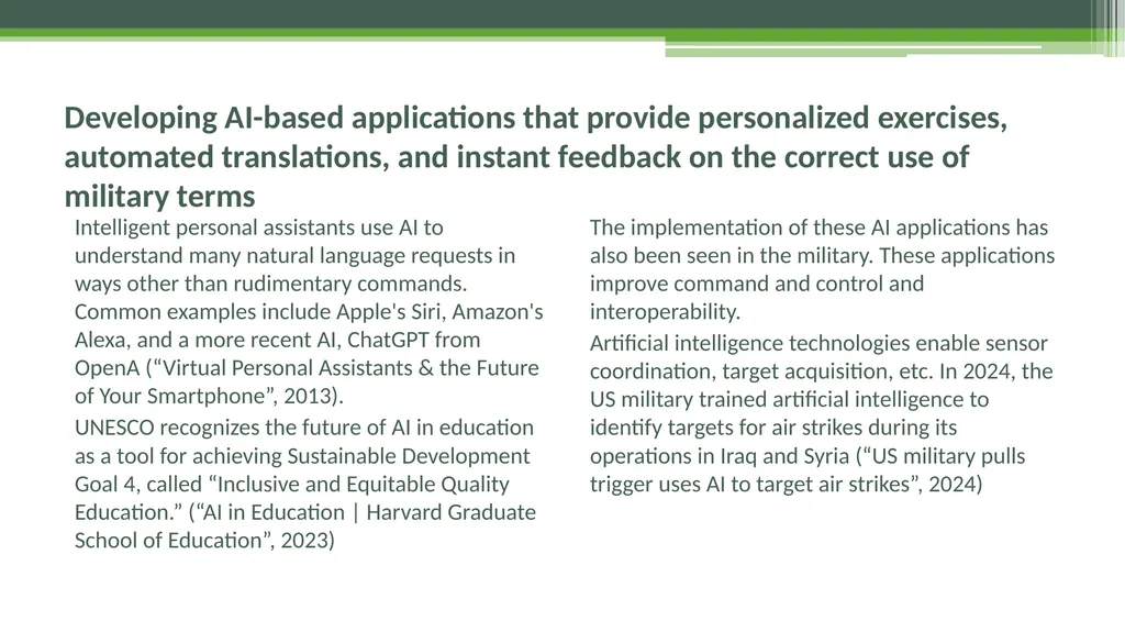 RESHAPING EDUCATIONAL METHODOLOGIES TO FIT AI - slide 5 of 14