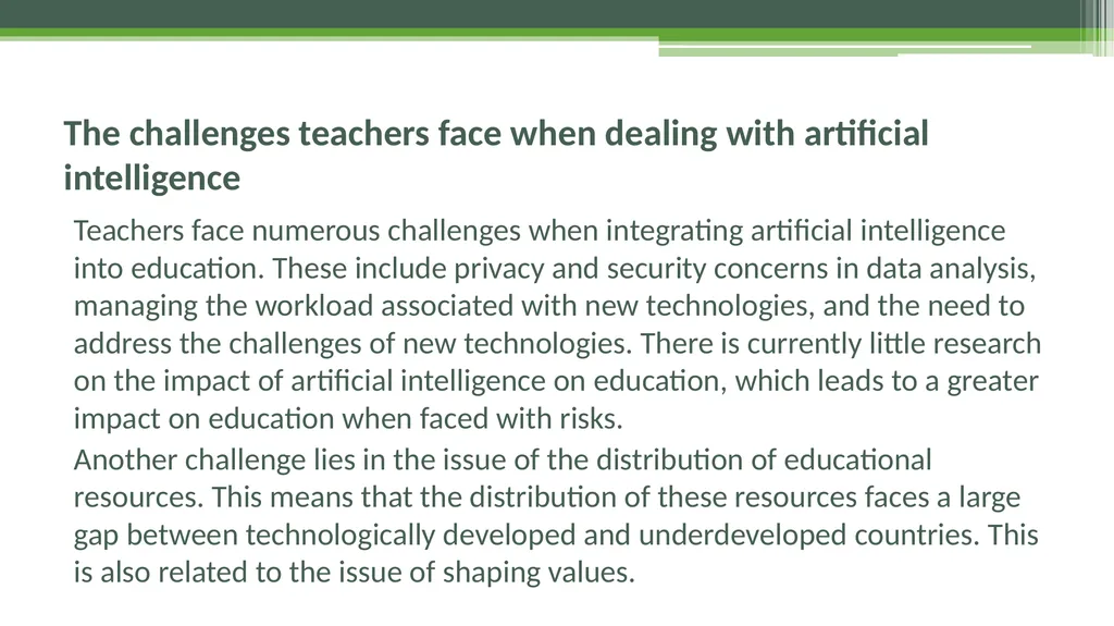 RESHAPING EDUCATIONAL METHODOLOGIES TO FIT AI - slide 7 of 14