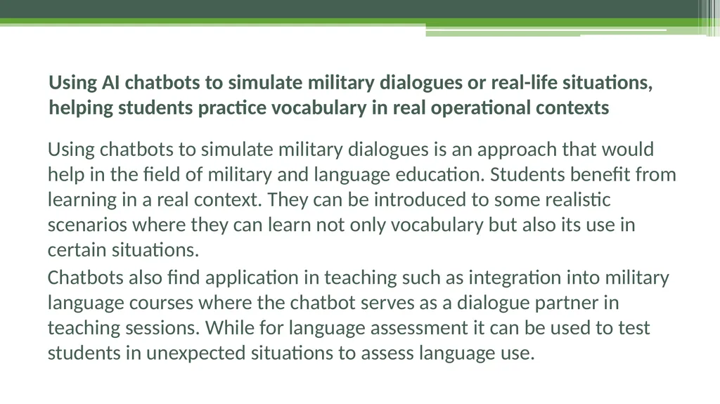 RESHAPING EDUCATIONAL METHODOLOGIES TO FIT AI - slide 6 of 14