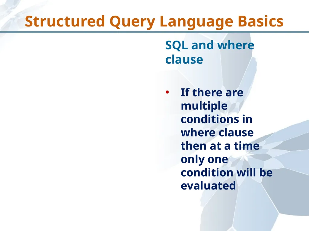 Structured Query Language Recap Database - slide 10 of 63