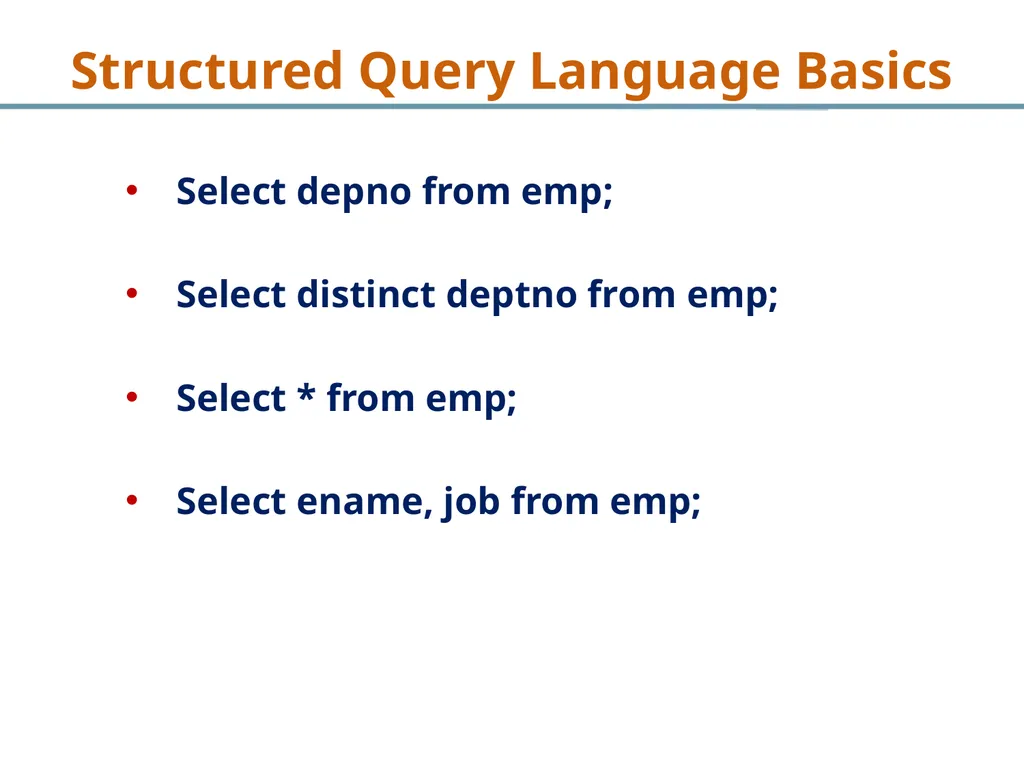 Structured Query Language Recap Database - slide 6 of 63