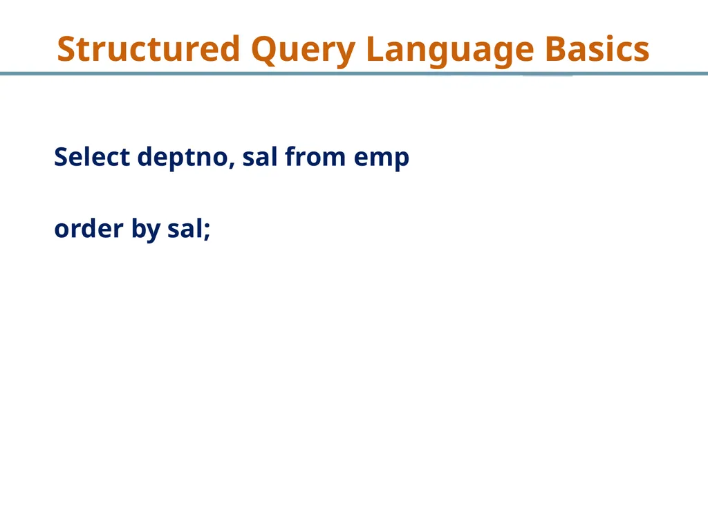 Structured Query Language Recap Database - slide 45 of 63