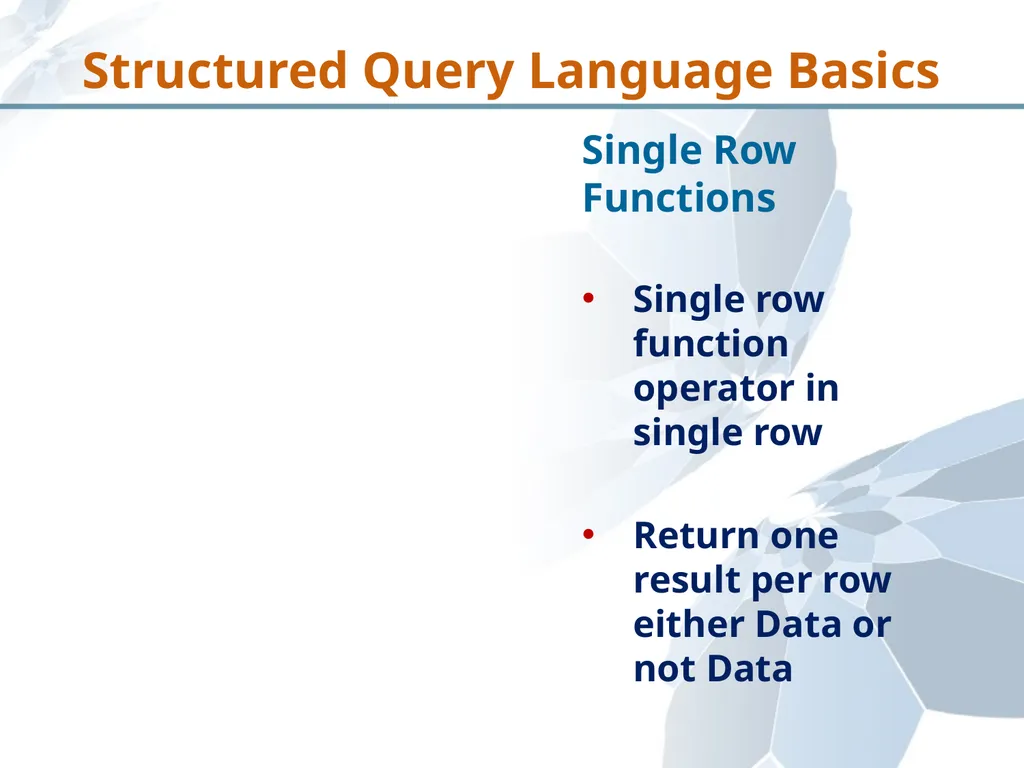 Structured Query Language Recap Database - slide 22 of 63