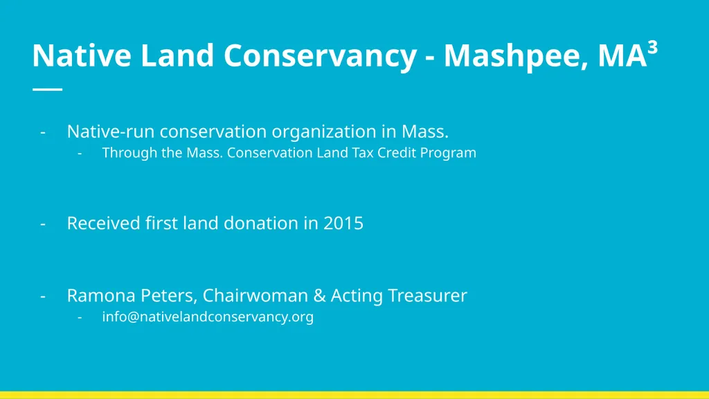 Native Land Stewardship: Journey to Climate Equity - slide 12 of 13
