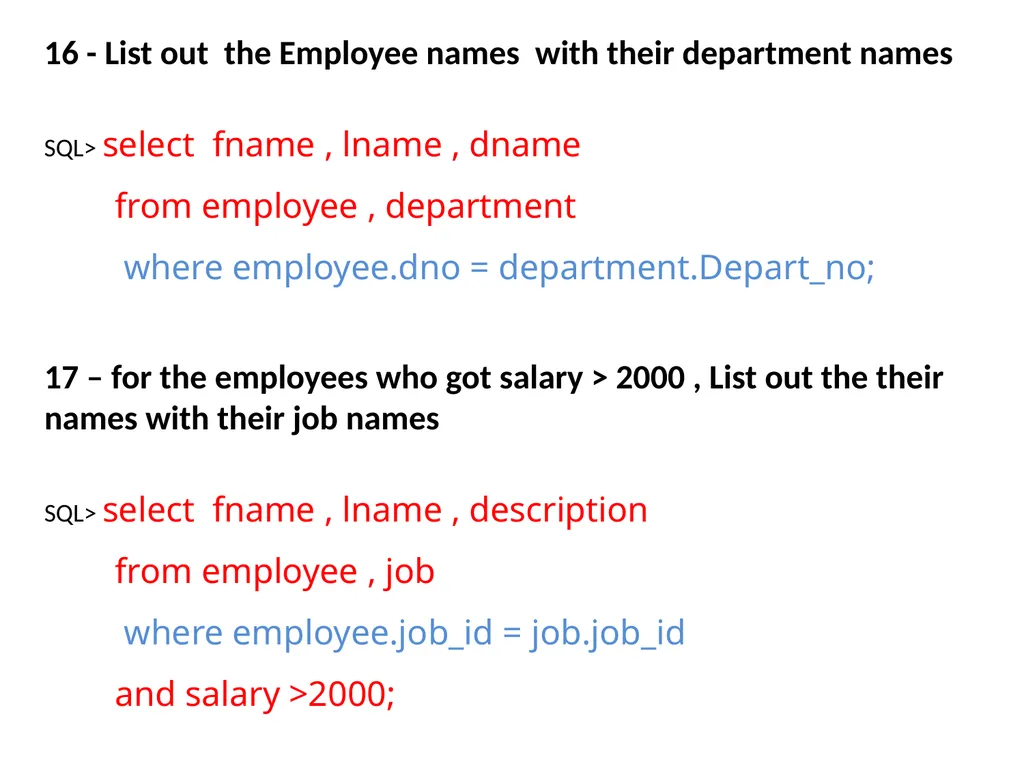 IS 2510 Lab Oracle SQL Revision Building The - slide 12 of 16