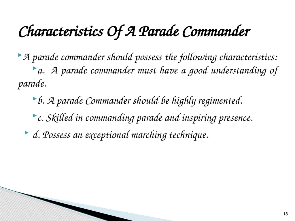 HANDING AND TAKING OVER PARADE (VESTING DAY - slide 18 of 21