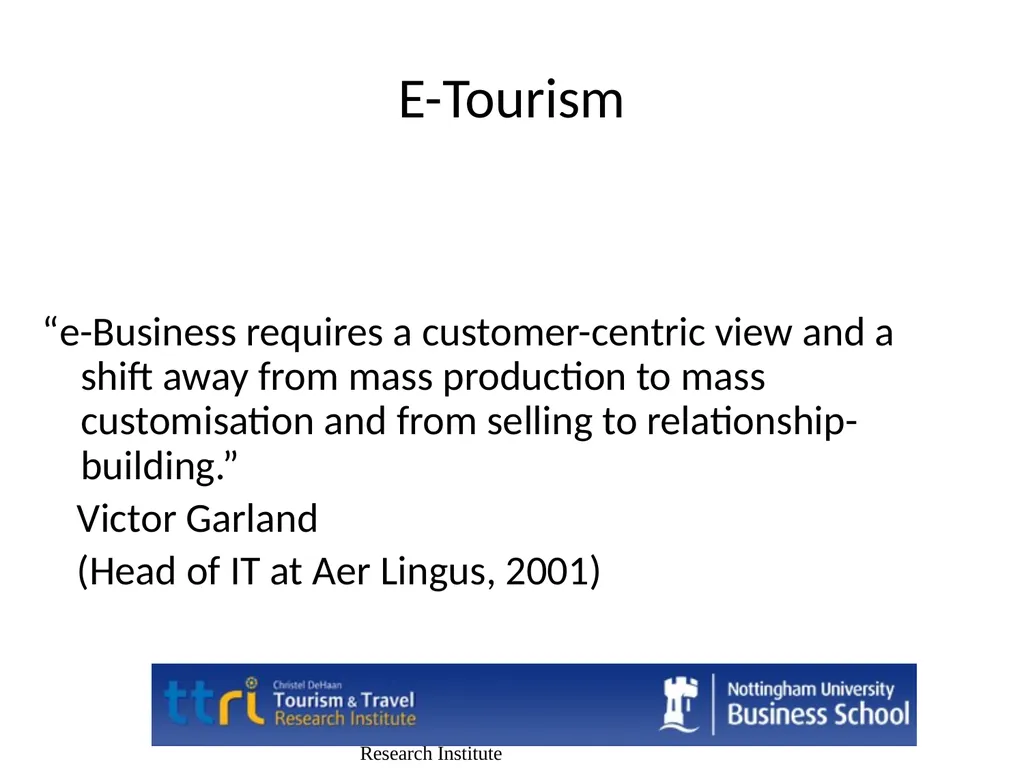 Developments in Digital Business (G53DDB ) Guest - slide 12 of 27