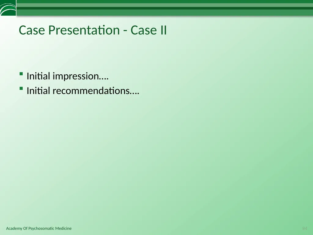 Somatoform Disorders, Factitious Disorder and - slide 84 of 97