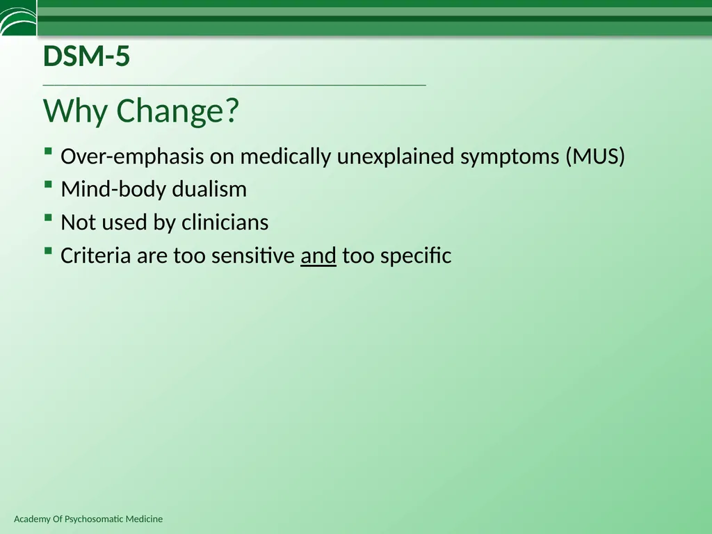 Somatoform Disorders, Factitious Disorder and - slide 61 of 97