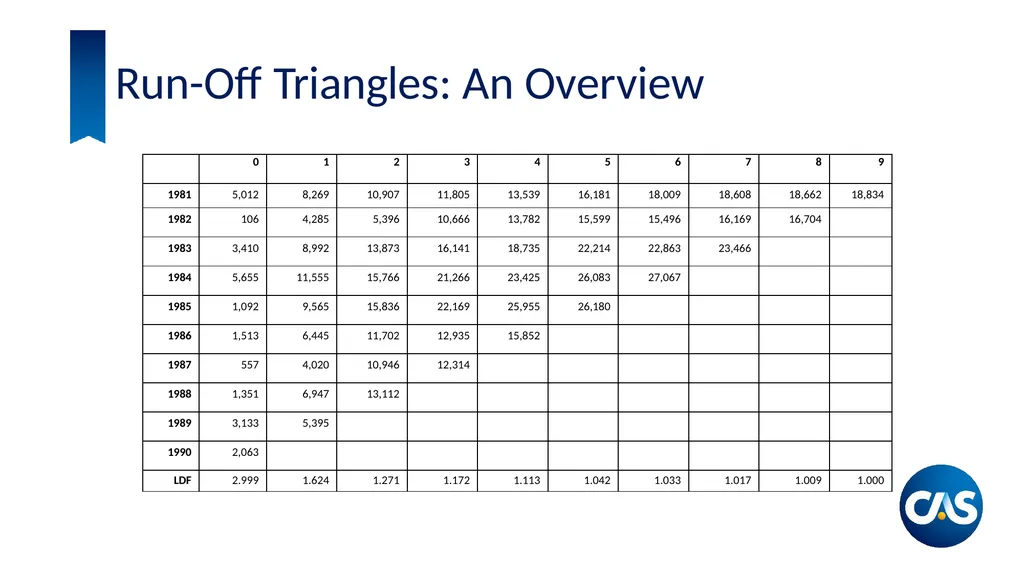Estimation of Individual Claim Liabilities A - slide 5 of 28