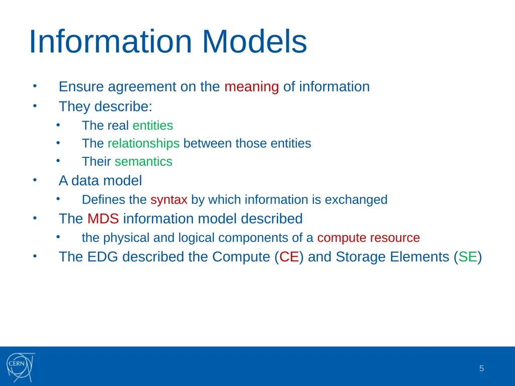 Grid Information Systems: Past, Present and Future - slide 5 of 16
