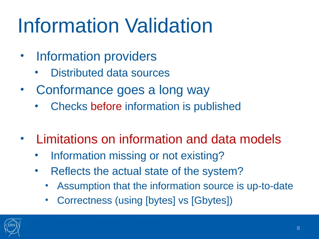 Grid Information Systems: Past, Present and Future - slide 8 of 16