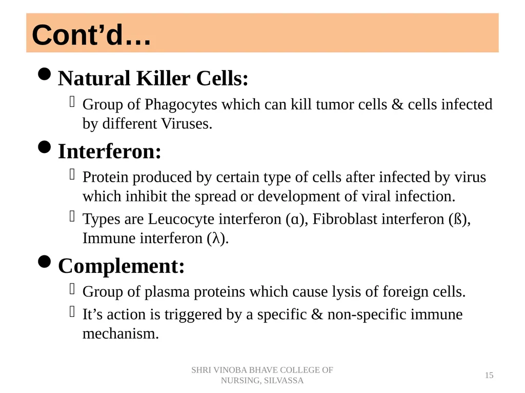 BODY DEFENSES Introduction: Every human being has - slide 15 of 27