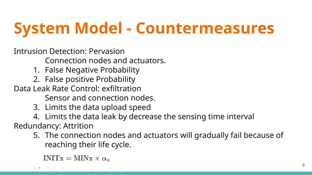 Modeling and Analysis of Attacks and Counter - slide 8 of 20
