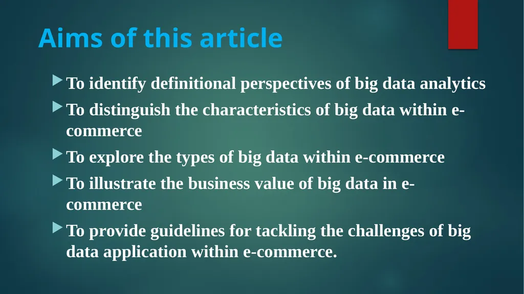 Big Introduction What is Big Data? *The term “big - slide 5 of 13