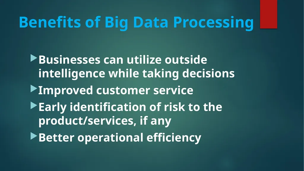 Big Introduction What is Big Data? *The term “big - slide 10 of 13