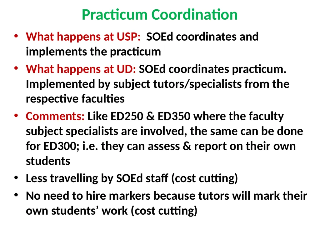 Teaching Practice: a comparative study of the USP - slide 10 of 18