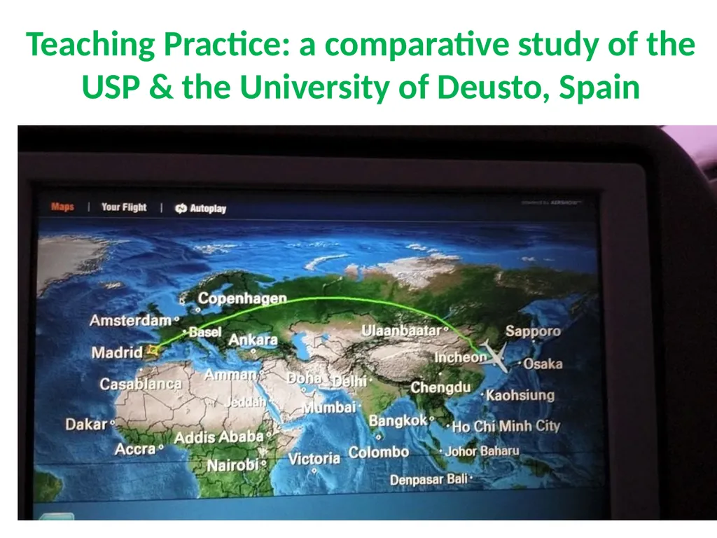 Teaching Practice: a comparative study of the USP - slide 1 of 18