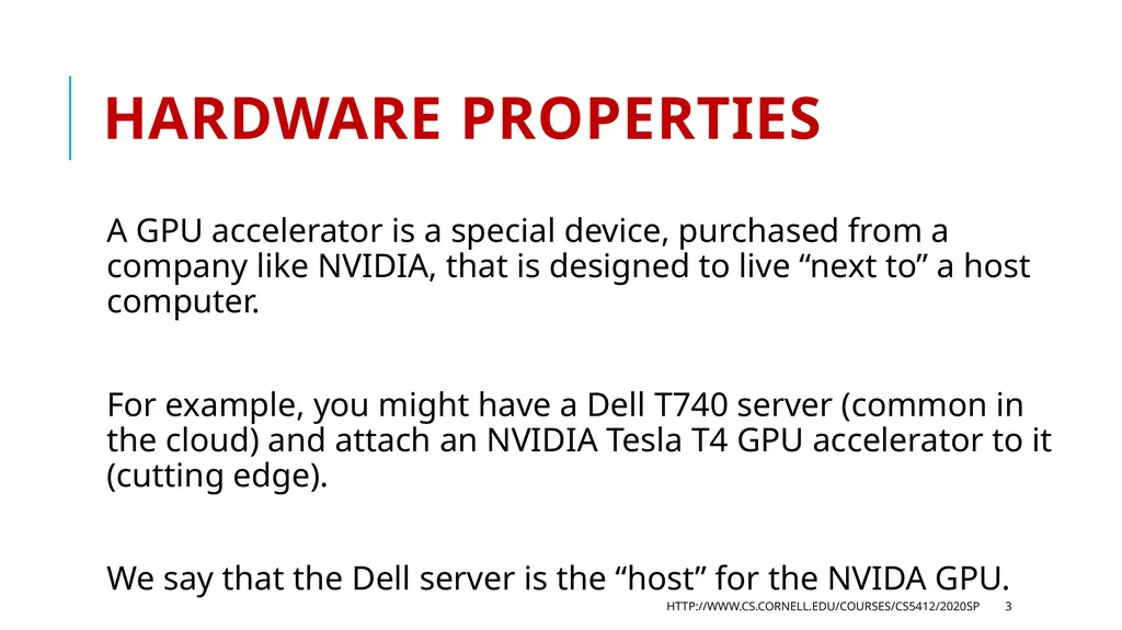 CS5412 / Lecture 25 Programming Hardware - slide 3 of 11