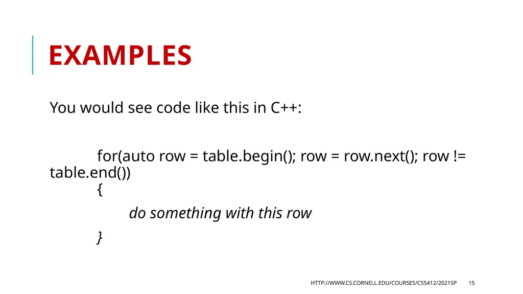 CS 5412/Lecture 18 Accessing Collections Ken - slide 15 of 44