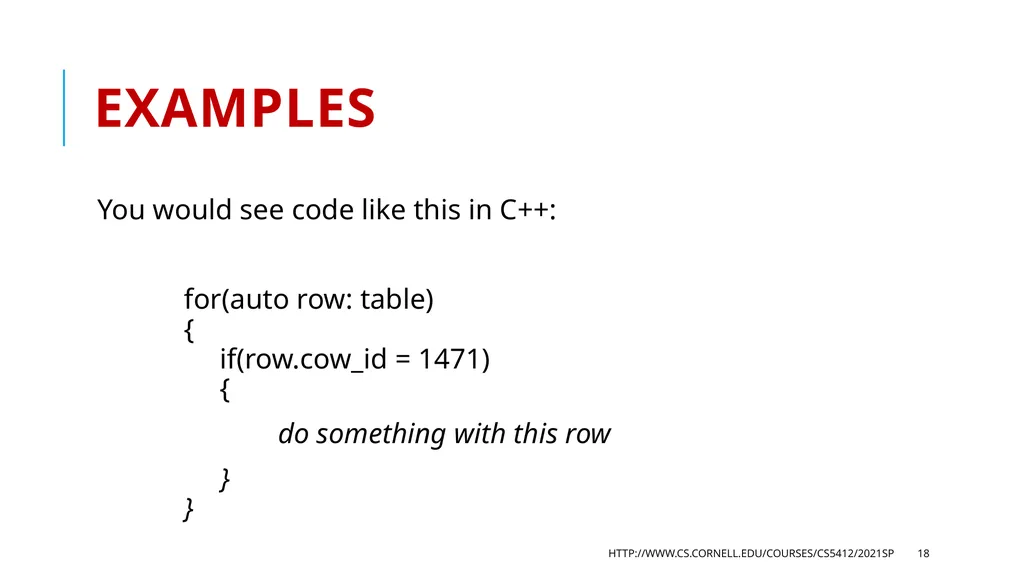 CS 5412/Lecture 18 Accessing Collections Ken - slide 18 of 44