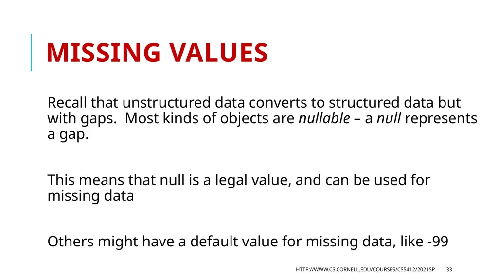 CS 5412/Lecture 18 Accessing Collections Ken - slide 33 of 44