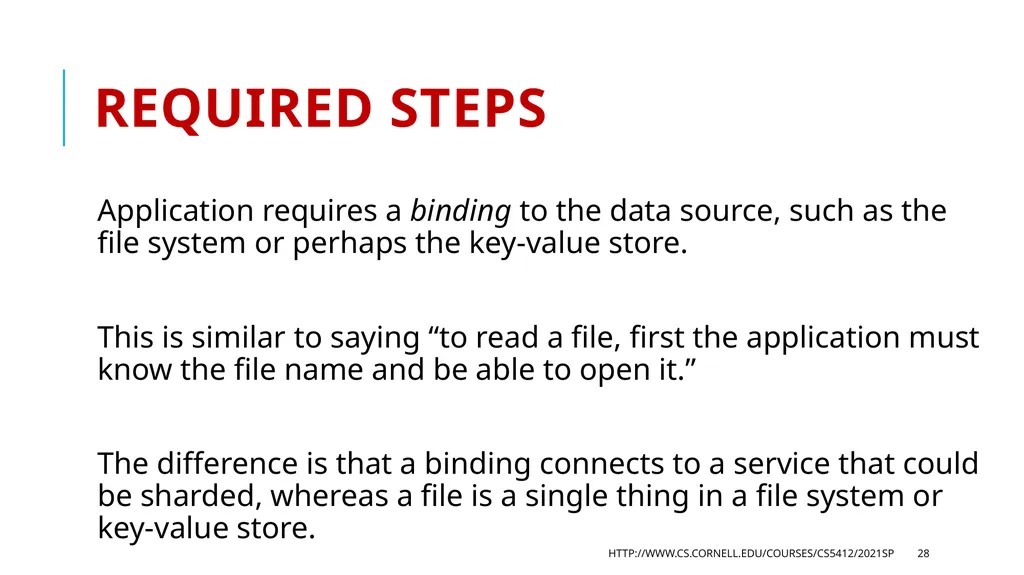 CS 5412/Lecture 18 Accessing Collections Ken - slide 28 of 44