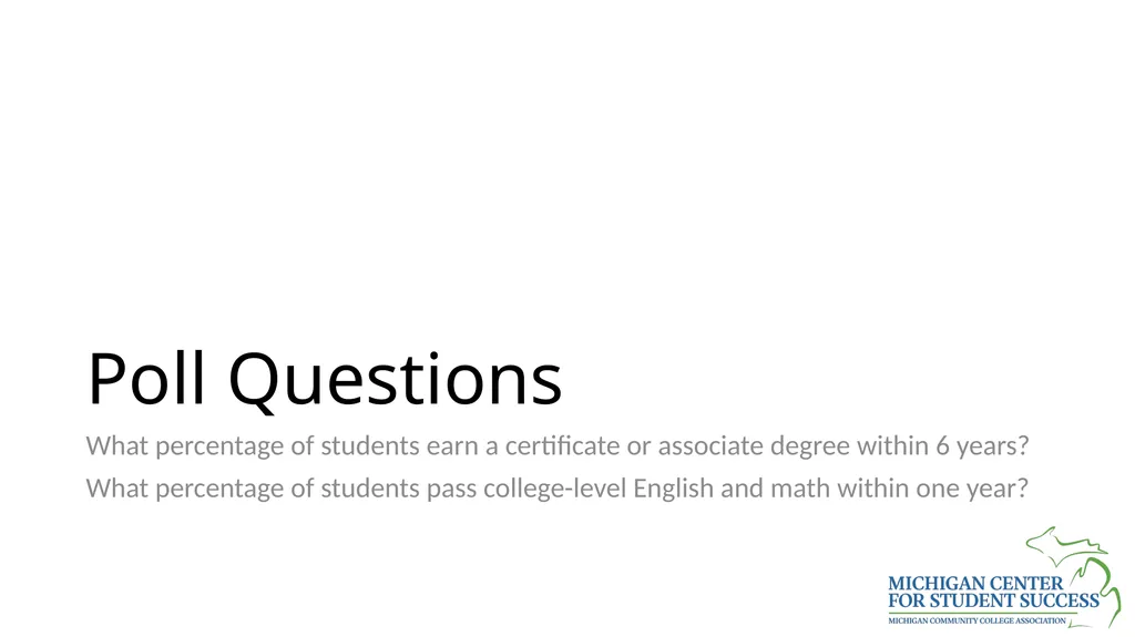 Voluntary Framework of Accountability for Student - slide 13 of 34