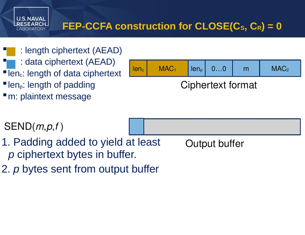Security Notions for Fully Encrypted Protocols - slide 19 of 23
