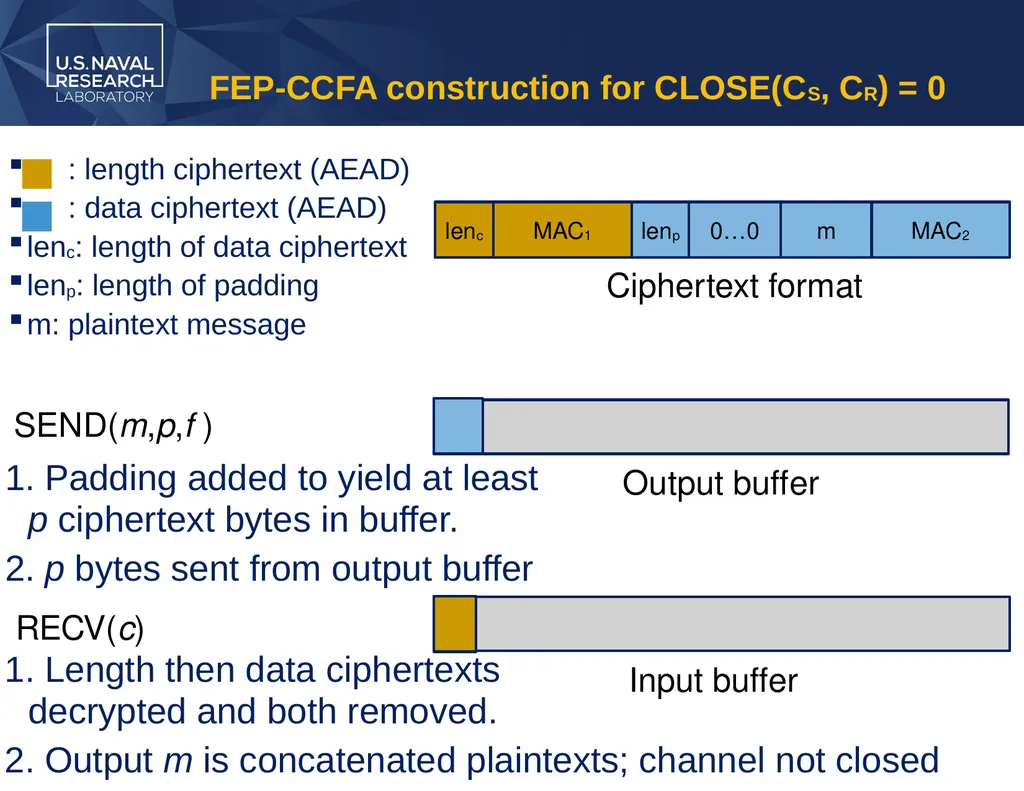 Security Notions for Fully Encrypted Protocols - slide 22 of 23