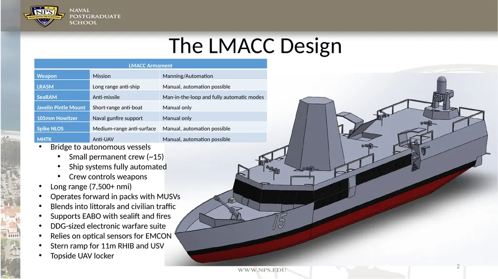 Lightly Manned Autonomous Combat Capability - slide 2 of 4