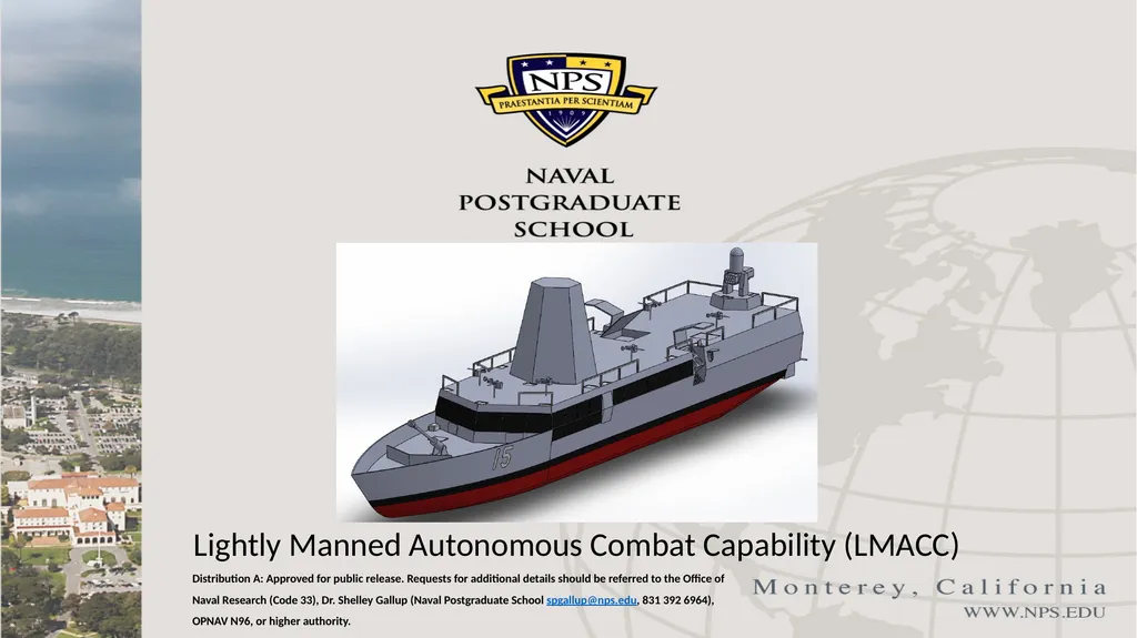 Lightly Manned Autonomous Combat Capability - slide 1 of 4