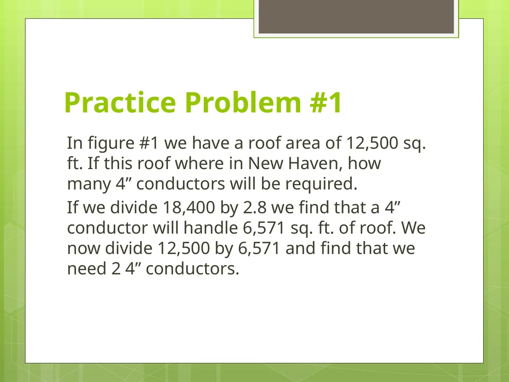 Chapter 3.1 Storm Drainage Sizing Building Drain & - slide 15 of 23