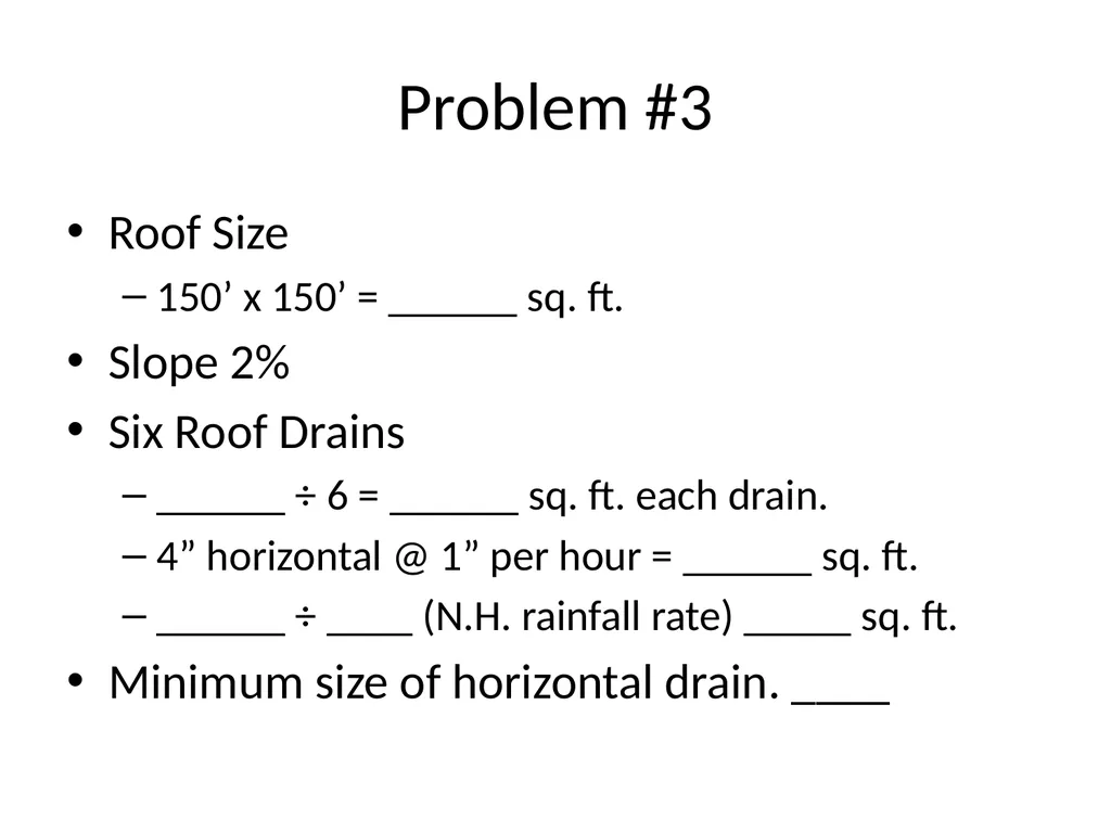 Chapter 3.1 Storm Drainage Sizing Building Drain & - slide 20 of 23