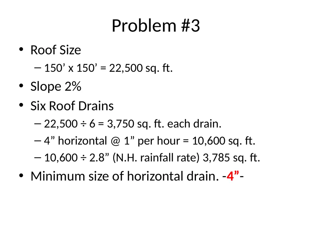 Chapter 3.1 Storm Drainage Sizing Building Drain & - slide 21 of 23